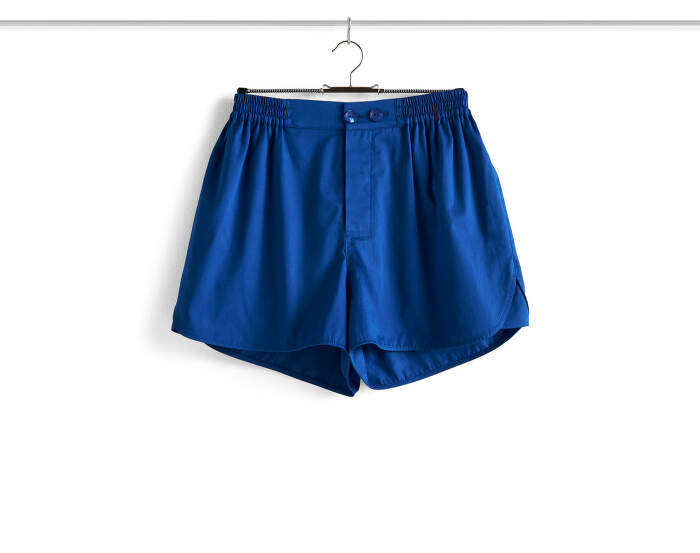 Outline Pyjama Shorts S/M, vivid blue