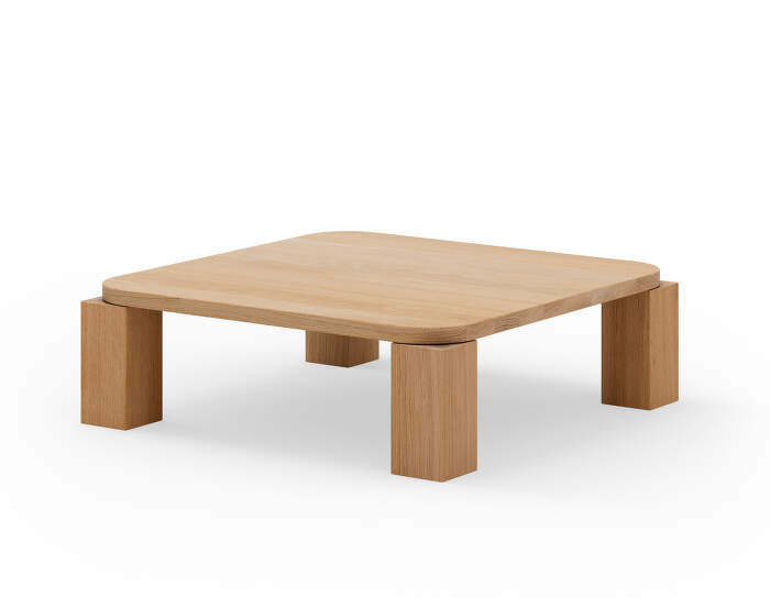 Atlas Coffee Table 820x820, natural oak