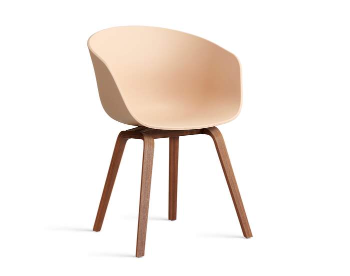 AAC 22 Chair Walnut, pale peach