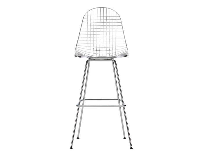 Eames Wire Bar Stool High, chrome