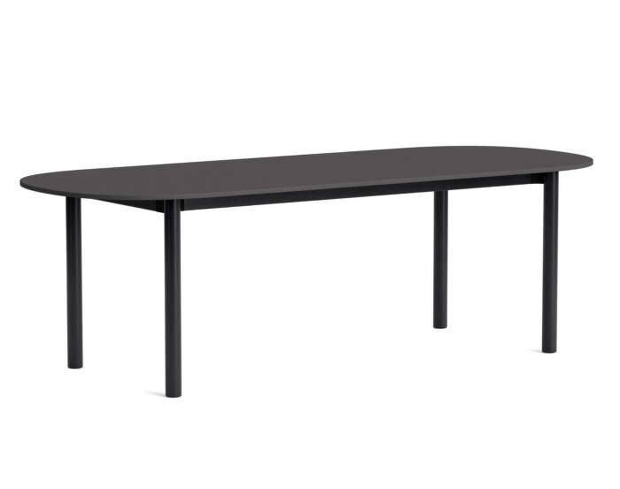 Annex Oblong Table 240x95, black oak/dark grey