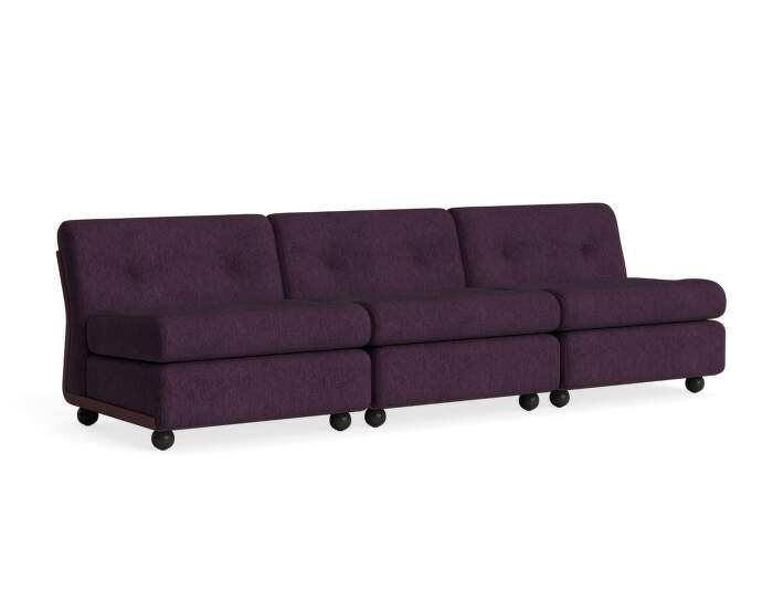 Amanta 3-Seater Sofa, Turf burgungy