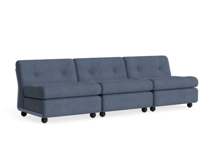 Amanta 3-Seater Sofa, Turf blue grey