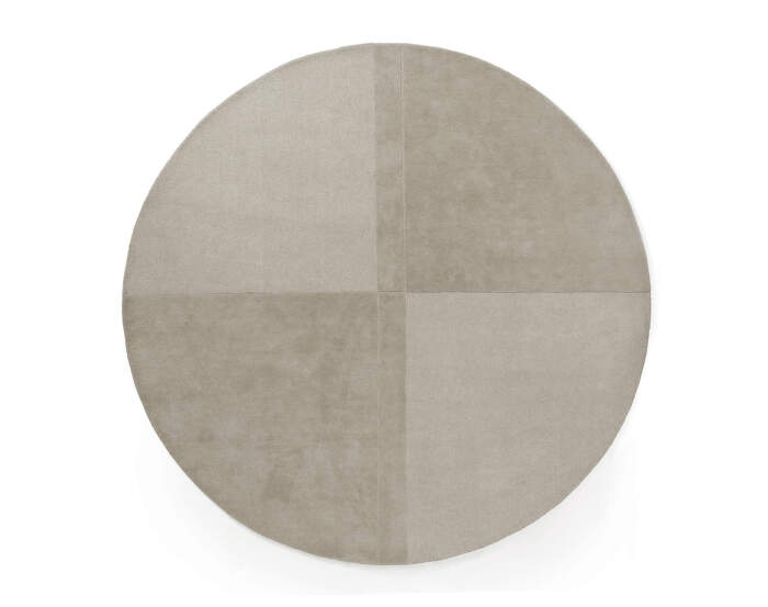 Level Rug Ø280, warm grey