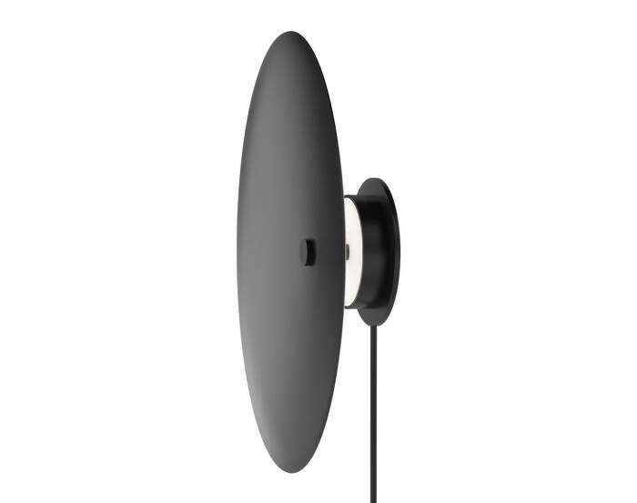Reflection Wall Lamp, black lacquered aluminium