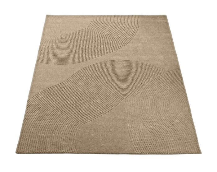 Zen Rug Square 250x250, dark beige