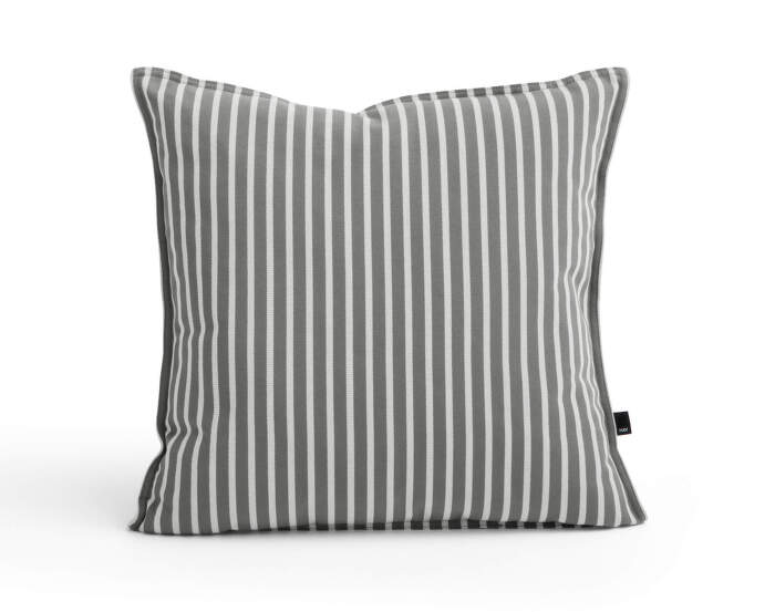 Terrazza Cushion, grey bold stripe