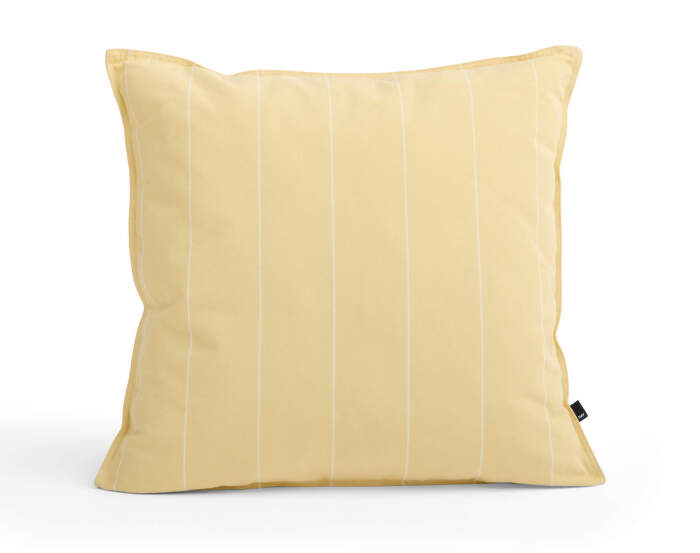 Terrazza Cushion, yellow narrow stripe