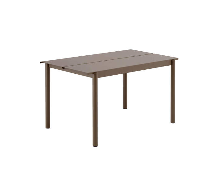 Linear Steel Table 140 cm, taupe