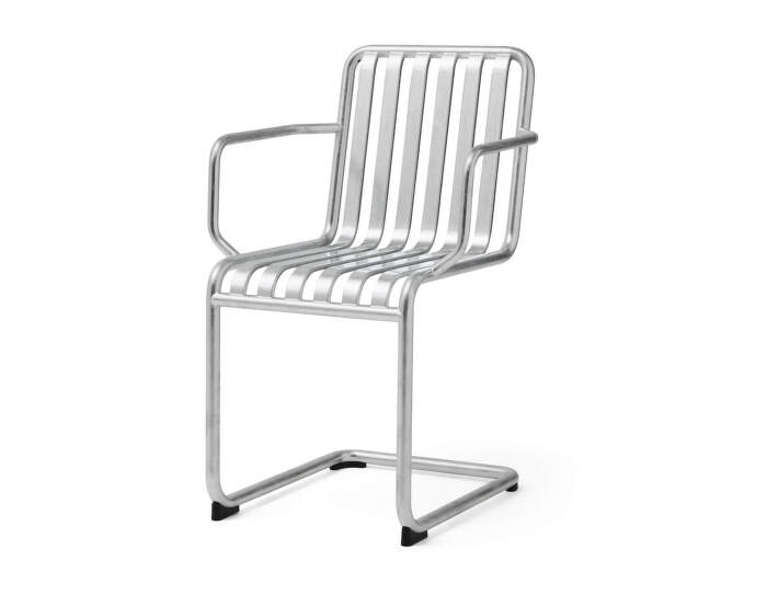 Palissade Cantilever Armchair, galvanised