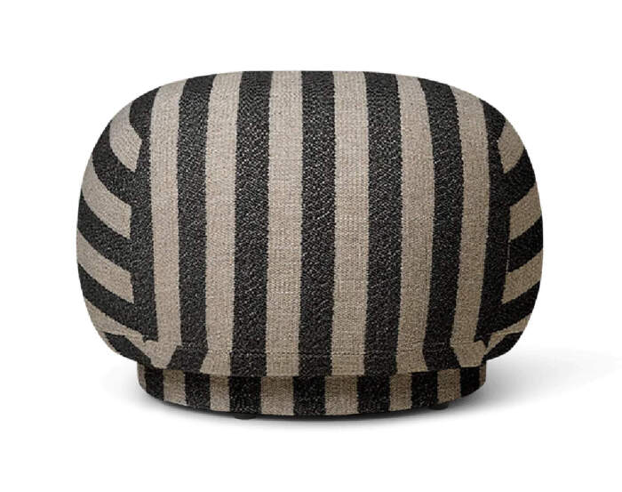 Pouf Rico, Louisiana sand black