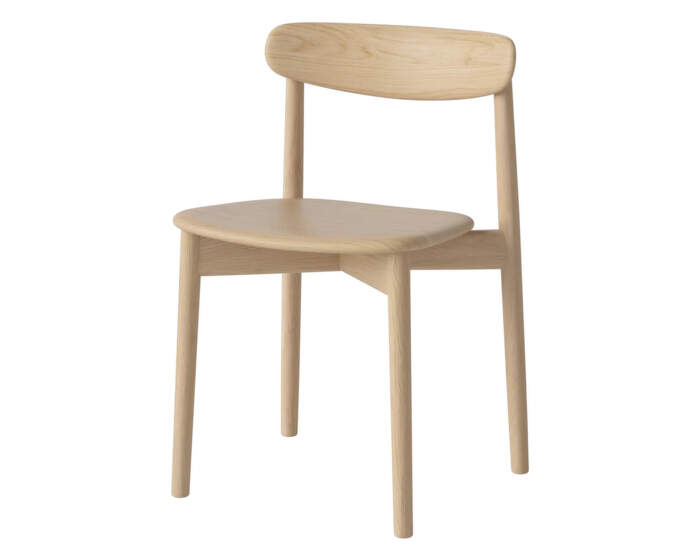 Merge Dining Chair, white pigmented oiled oak