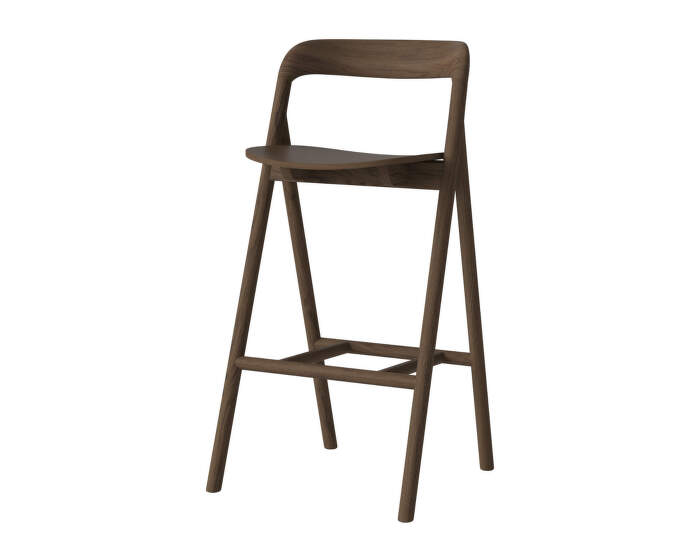 Barová stolička Fenri 65 cm, dark oiled oak