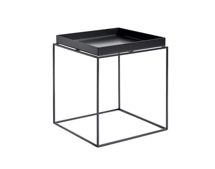 Stolek Tray Table 40x40, black
