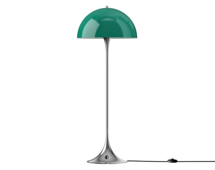 Panthella 500 Floor Lamp, original opal green
