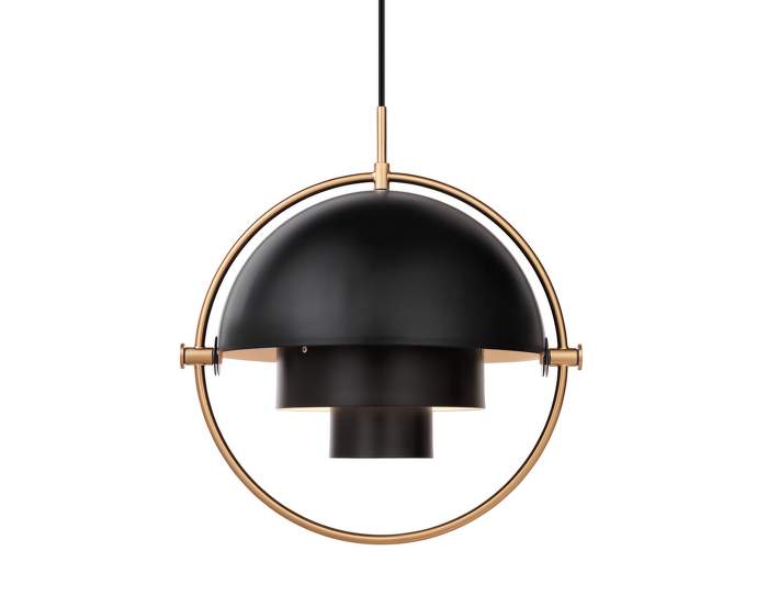 Závěsná lampa Multi-Lite, black/brass