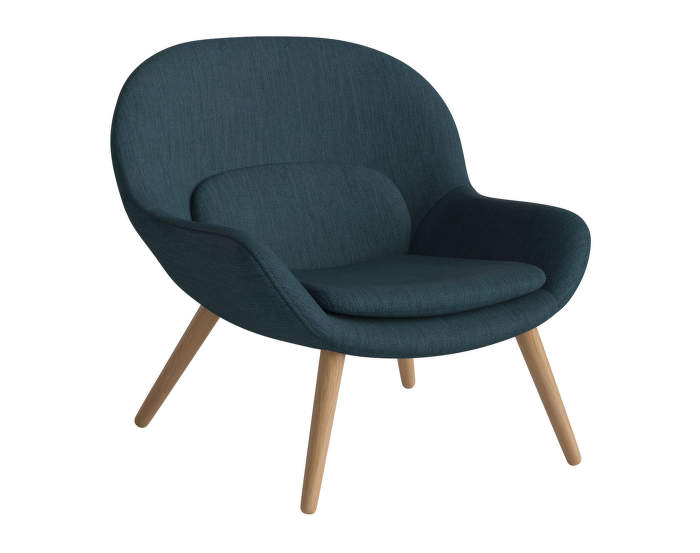 Philippa-Armchair-Baize-Farbic-Dustt-Blue-Oiled-Oak