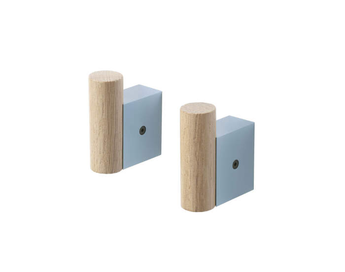 Attach, pale blue/oak