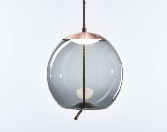 Knot Sfera PC1016 Lamp, grey / copper