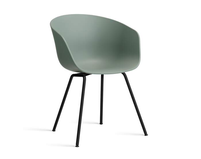 AAC 26 Chair Black Steel, fall green