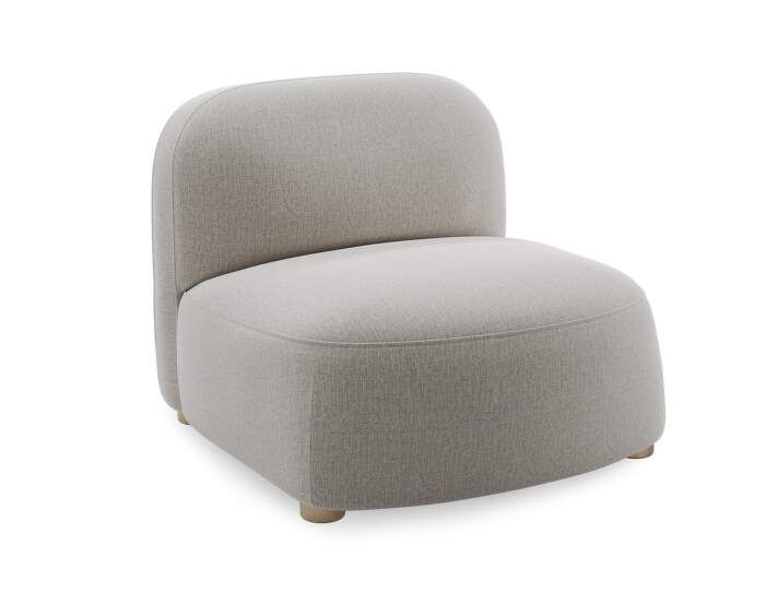 Gem Lounge Chair, Brusvik 02 light grey
