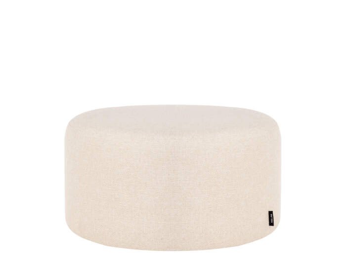 Folk Pouf Low, cream beige