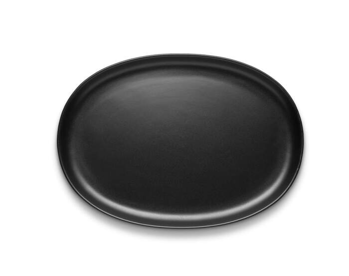 Nordic Kitchen Oval Plate 26 cm, set of 4, black
