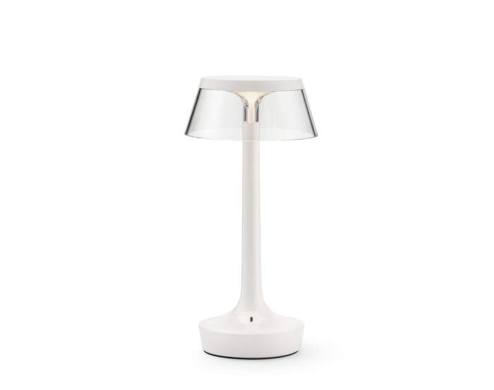 Bon Jour Unplugged Table Lamp, almost white