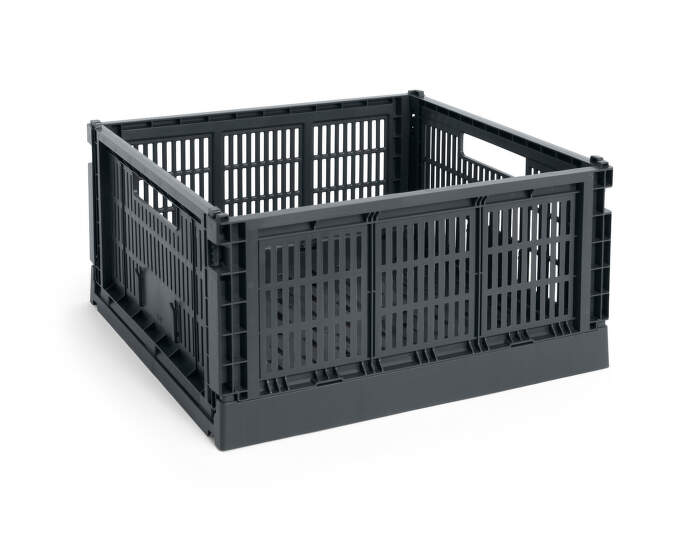 Colour Crate Large Square, charcoal