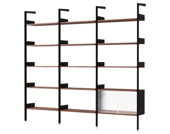 Rombe Configuration H, anthracite/lacquered walnut