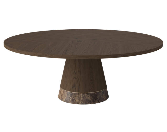 Piro Coffee Table Ø90 H36, dark oiled oak