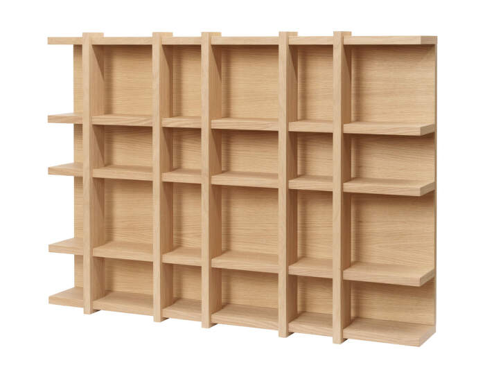 Tilem Shelf 6x4, natural oak veneer