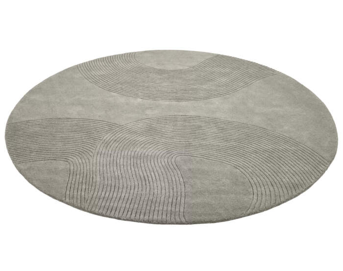Zen Round Rug Ø300 cm, light grey