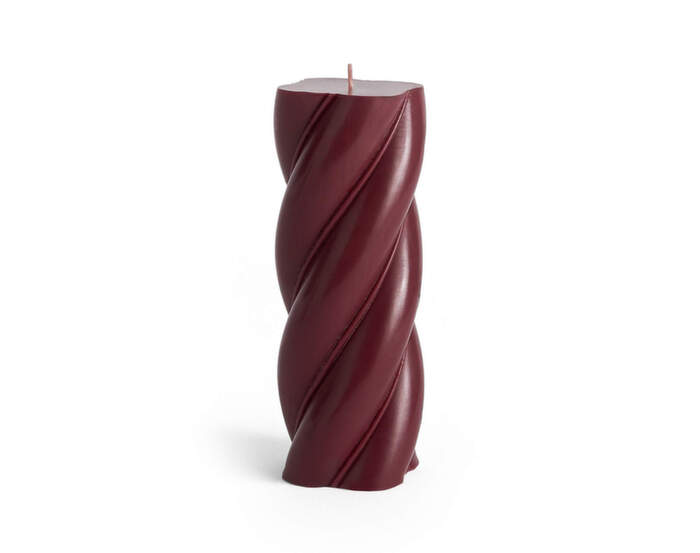 Soft Serve Candle Medium, bordeaux