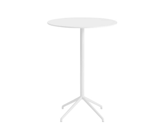 Still Café Table Ø75 x 105 cm, white