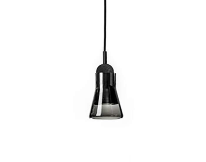 Shadows PC897 Lamp, grey / black oak