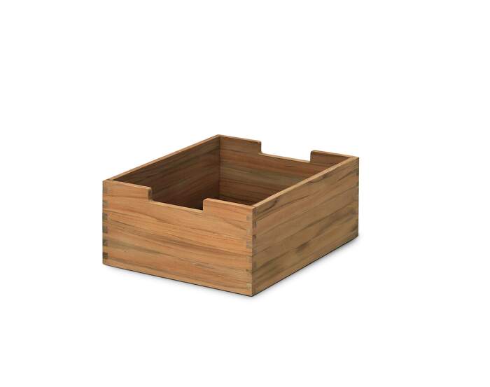 Cutter Box Low, teak