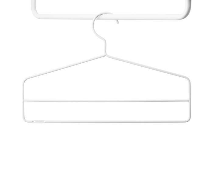 String Coat-hangers Set of 4, white
