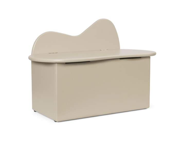 Slope Storage Bench, cashmere