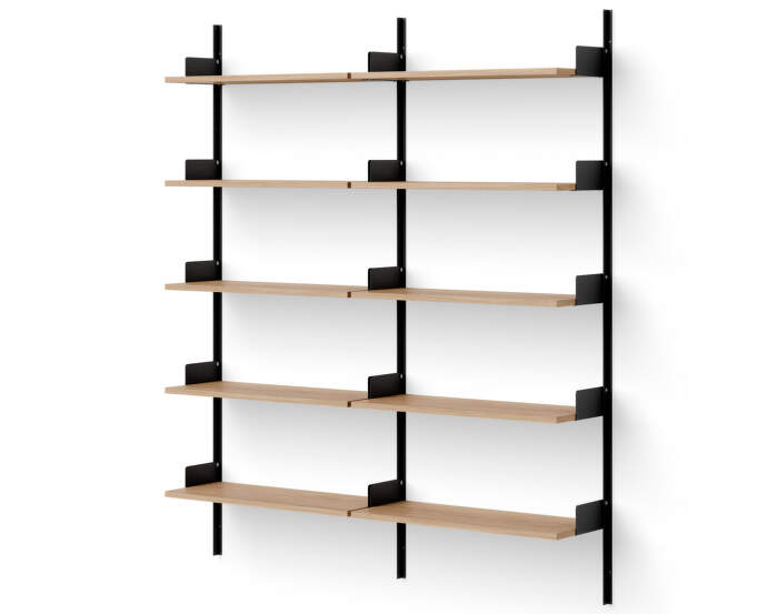 Library Shelf 1900, oak/black