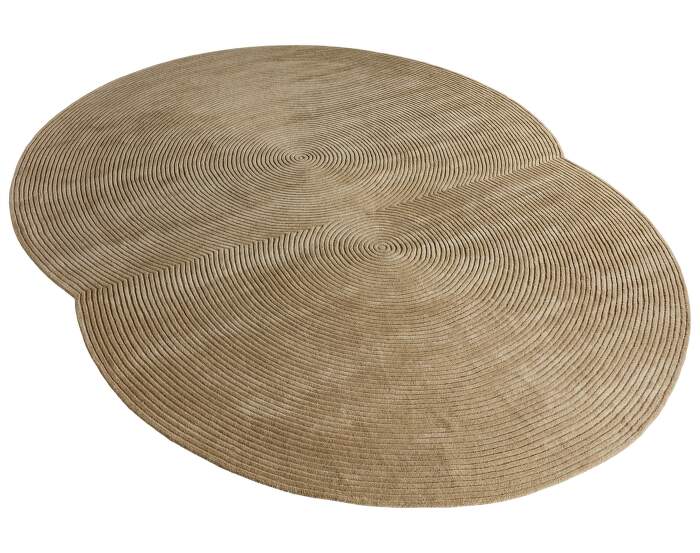 Zen Rug Rounded 300x377, dark beige