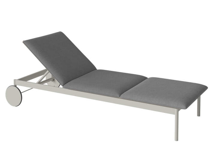 Ease Sun Lounger Cushion, Brezza dark grey