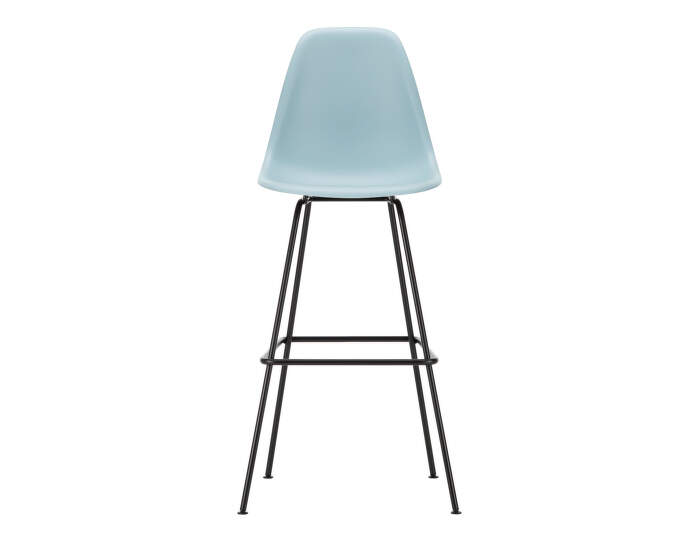 Eames Plastic Bar Stool High, ice grey