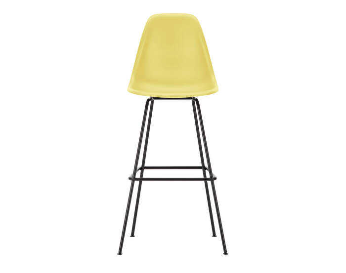 Eames Plastic Bar Stool High, citron