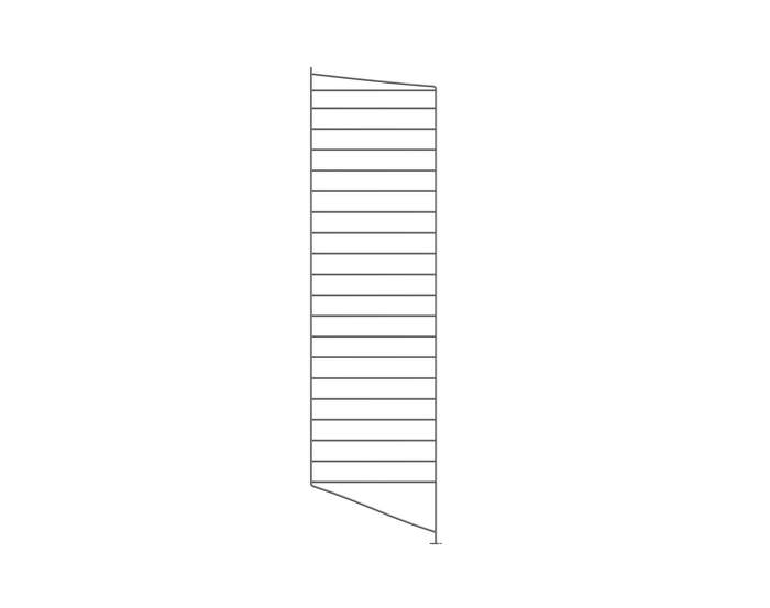 String Floor Panel 115 x 30, dark grey