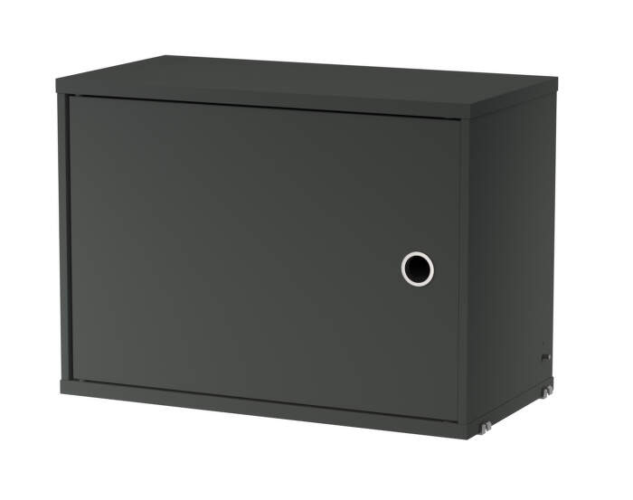 String Cabinet with Swing Door, dark grey