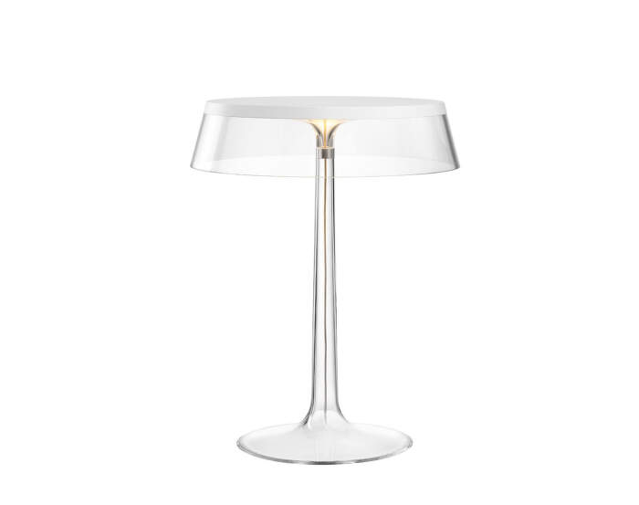 Bon Jour Table Lamp, white/transparent