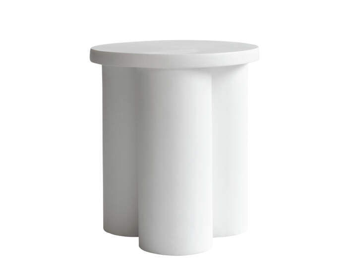 Big Foot Side Table Tall, bone white