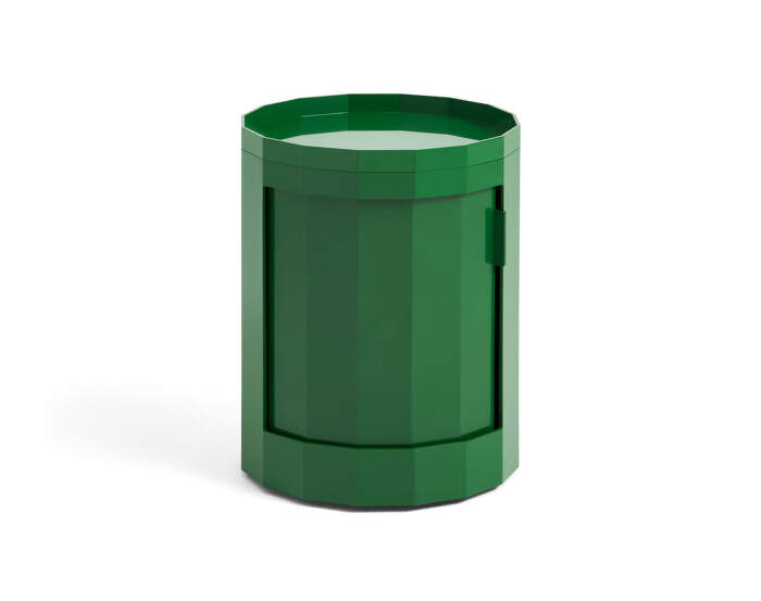 Facet Cabinet Low, spinach green