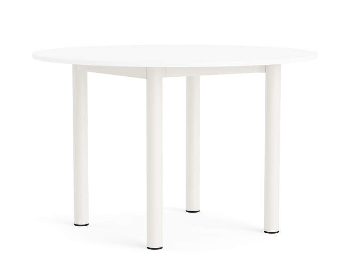 Annex Round Table Ø120, cream white/white laminate
